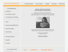 Tablet Screenshot of degorska.art.pl